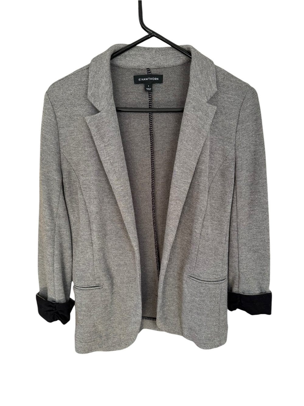 41 Hawthorn Blazer Women’s Small Knit Grey Academia Preppy Business Casual